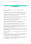CLEP American Government Exam Questions and answers with complete solutions Latest Updated 2025 &vert; Verified