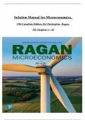 Solution Manual For Microeconomics&comma; 17th Canadian Edition&comma; By Christopher Ragan&comma; All Chapters 1 - 20&comma; Complete Newest Version  A&plus; Grade