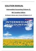 Solution Manual for Intermediate Accounting (Volume 2), 8th Canadian Edition By Thomas H. Beechy, Joan E. Conrod / Verified All Chapters (12 - 22)Complete Newest Version