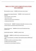 RMIN 5110 TEST 2 WITH COMPLETE SOLUTIONS 100&percnt; VERIFIED&excl;&excl;