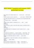&Tab; BECC MOD 7 questions and answers 100&percnt;   &Tab;&Tab;guaranteed success&period;