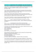 HLSA300 ALL QUESTIONS WITH ANSWERS 2025&sol;2026 GRADED A&plus;