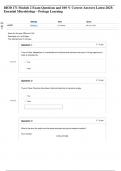 BIOD 171 Module 2 Exam Questions and 100 &percnt; Correct Answers Latest-2025&colon; Essential Microbiology - Portage Learning