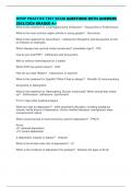 HPDP PRACTICE TEST EXAM QUESTIONS WITH ANSWERS 2025&sol;2026 GRADED A&plus;