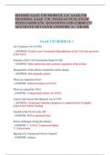 2024&sol;2025 AAAE CM MODULE 1-4&comma; AAAE CM TRAINING&comma; AAAE CM FINAL&sol;ACTUAL EXAM WITH  COMPLETE  QUESTIONS AND  CORRECT&sol; ACCURATE DETAILED ANSWERS&sol; A&plus;  GRADE 