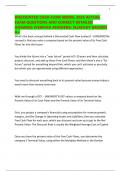 DISCOUNTED CASH FLOW MODEL 2025 ACTUAL EXAM QUESTIONS AND CORRECT DETAILED ANSWERS &lpar;VERIFIED ANSWERS&rpar; &vert;ALREADY GRADED A&plus;