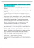 HSA4109 REVIEW KEY TERMS QUESTIONS WITH ANSWERS 2025&sol;2026 GRADED A&plus;