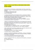 HEAVY TRUCK ELECTRICAL MICHIGAN MECHANIC STUDY GUIDE