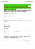 TACO BELL SHIFT LEAD EXAM AND PRACTICE EXAM NEWEST 2025 ACTUAL EXAM QUESTIONS AND CORRECT DETAILED ANSWERS &lpar;VERIFIED ANSWERS&rpar; &vert;ALREADY GRADED A&plus;