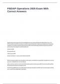 FISDAP Operations 2025 Exam With Correct Answers
