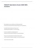 FISDAP Operations 2025 Exam
