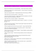 Radiographic Imaging Exam 1 Questions and Answers