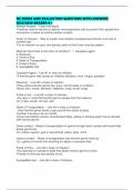 NC NURSE AIDE EVALUATION QUESTIONS WITH ANSWERS 2025&sol;2026 GRADED A&plus;