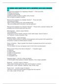 NC NURSE AIDE QUESTIONS WITH ANSWERS 2025&sol;2026 GRADED A&plus;