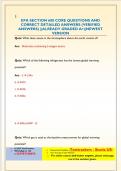 EPA SECTION 608 CORE QUESTIONS AND  CORRECT DETAILED ANSWERS &lpar;VERIFIED  ANSWERS&rpar; &vert;&vert;ALREADY GRADED A&plus;&vert;&vert;NEWEST  VERSION