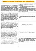 Med Surg II Exam Test Questions with 100&percnt; Verified answers
