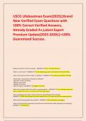  USCG Lifeboatman Exam&lpar;2025&rpar;&vert;Brand New Verified Exam Questions with 100&percnt; Correct Verified Answers&comma; Already Graded A&plus;&comma;Latest Expert Premium Update&lpar;2025-2026&rpar;&vert;>100&percnt; Guaranteed Success&period;