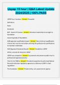 Uspap 15 hour &vert; Q&A Latest Update 2024&sol;2025 &vert; 100&percnt; PASS