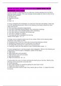 NS119 ACTUAL EXAM EVALUATION QUESTIONS WITH ANSWERS 2025&sol;2026