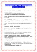 GEO 2152 MIDTERM EXAM QUESTIONS AND VERIFIED ANSWERS