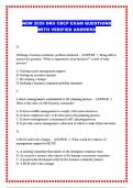 NEW 2025 DRII CBCP EXAM QUESTIONS WITH VERIFIED ANSWERS