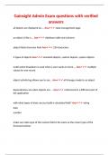 Gainsight Admin Exam questions with verified answers&period;