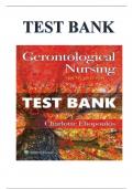 Complete test bank for gerontological nursing&comma; 10th edition by eliopoulos &lpar;wolters kluwer 9781975161002-isbn&rpar; All chapters are included&period;