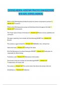 CERTIFIED MEDICAL ASSISTANT PRACTICE EXAM QUESTIONS WITH 100&percnt; VERIFIED ANSWERS&period;