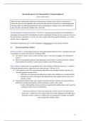 Beyond the Purview of International Criminal Judgments &ndash; Complete Study Notes Peace and Conflict Studies Week 4 &lpar;S&lowbar;CPB&rpar;
