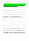Memmlers Structure and Function of the Human Body Chapter 14 10th Edition Exam Questions Correct Solutions New Update