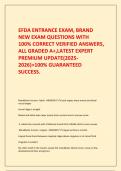     EFDA ENTRANCE EXAM&comma; BRAND NEW EXAM QUESTIONS WITH 100&percnt; CORRECT VERIFIED ANSWERS&comma; ALL GRADED A&plus;&comma;LATEST EXPERT PREMIUM UPDATE&lpar;2025-2026&rpar;>100&percnt; GUARANTEED SUCCESS&period;