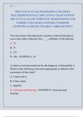 MDC3 FINAL EXAM &lpar;RASMUSSEN COLLEGE&rpar;&sol; MULTIDIMENSIONAL CARE 3 FINAL EXAM NEWEST  2025 ACTUAL EXAM COMPLETE 150 QUESTIONS AND  CORRECT DETAILED ANSWERS &lpar;VERIFIED  ANSWERS&rpar; &vert;ALREADY GRADED A&plus;&vert;&vert;BRAND NEW&excl;&excl;