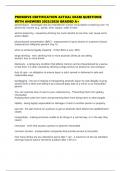 PROSERVE PRACTICE EXAM QUESTIONS WITH ANSWERS 2025&sol;2026 GRADED A&plus;