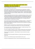 PROSERVE EVALUATION EXAM QUESTIONS WITH ANSWERS 2025&sol;2026 GRADED A&plus;