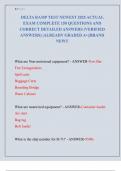 DELTA RAMP TEST NEWEST 2025 ACTUAL  EXAM COMPLETE 150 QUESTIONS AND  CORRECT DETAILED ANSWERS &lpar;VERIFIED  ANSWERS&rpar; &vert;ALREADY GRADED A&plus;&vert;&vert;BRAND  NEW&excl;&excl;