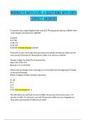 WORKKEYS MATH LEVEL 4 QUESTIONS WITH 100&percnt; CORRECT ANSWERS