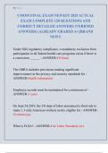 CMOM FINAL EXAM NEWEST 2025 ACTUAL  EXAM COMPLETE 120 QUESTIONS AND  CORRECT DETAILED ANSWERS &lpar;VERIFIED  ANSWERS&rpar; &vert;ALREADY GRADED A&plus;&vert;&vert;BRAND  NEW&excl;&excl;