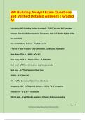 BPI BUILDING ANALYST EXAM PACKAGE DEAL QUESTIONS AND VERIFIED DETAILED ANSWERS &vert; 100&percnt; GUARANTEED PASS &vert; ALREADY GRADED A&plus;