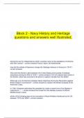 Block 2 - Navy History and Heritage questions and answers well illustrated&period;