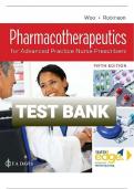 Pharmacotherapeutics for Advanced Practice Nurse Prescribers 5th Edition Woo Robinson Test Bank &lpar; ALL CHAPTERS COVERED&rpar;