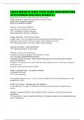 SARAH MICHELLE CRASH STUDY GUIDE EXAM QUESTIONS WITH ANSWERS 2025&sol;2026 GRADED A&plus;
