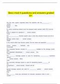 Becc mod 4 questions and answers graded A&plus;&period;   