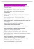 SEELEY'S ANATOMY AND PHYSIOLOGY ALL EVALUATION QUESTIONS WITH ANSWERS 2025&sol;2026 GRADED A&plus;