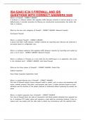 ISA 62443 IC34 5 FIREWALL AND IDS QUESTIONS WITH CORRECT ANSWERS 2025