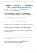 ISA 62443 IC34 ALL SETS QUESTIONS WITH CORRECT ANSWERS 2025