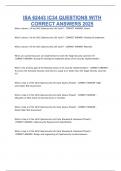 ISA 62443 IC34 QUESTIONS WITH CORRECT ANSWERS 2025