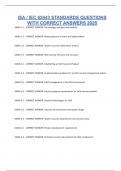 ISA&sol;IEC 62443 STANDARDS QUESTIONS WITH CORRECT ANSWERS 2025