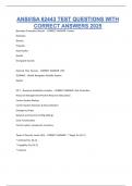 ANSI&sol;ISA 62443 TEST QUESTIONS WITH CORRECT ANSWERS 2025