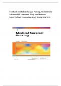 Test Bank for Medical-Surgical Nursing&comma; 8th Edition&comma; by Mary Ann Linton & Adrianne Dill Matteson&comma; All Chapters 1-63 &vert;&vert; LATEST 2024&vert;2025