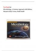 Test Bank for Microbiology&colon; A Systems Approach&comma; 7th Edition by Marjorie Kelly Cowan&comma; All Chapters 1-25 LATEST &vert;&vert; 2024&vert;2025